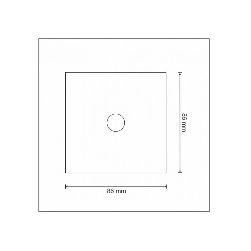 Interruptor unipolar SMART 800W/230V Wi-Fi Tuya
