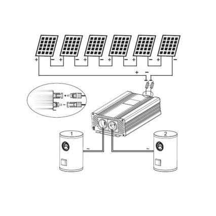 Inversor solar para aquecimento de água ECO Solar Boost Evo MPPT-4000 4kW