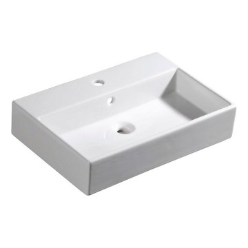 Isvea - Lavatório de bancada PURITY 60x42 cm cerâmica/branco