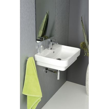 Isvea - Lavatório de bancada SOTT AQUA 48x42 cm cerâmica/branco