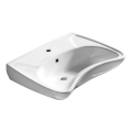 Isvea - Lavatório suspenso para pessoas com deficiência 45,6x59,5 cm cerâmica/branco