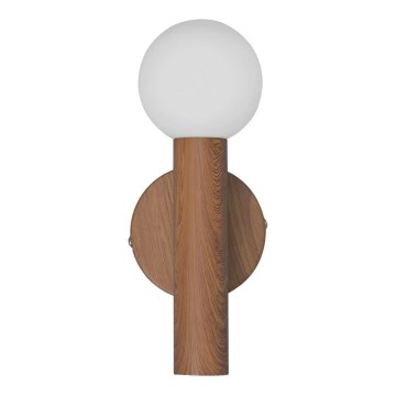 ITALUX - Aplique de parede FILANO 1xG9/5W/230V castanho