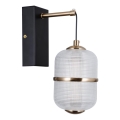 ITALUX - Aplique de parede LED ALANI LED/6W/230V 3000K preto/dourado