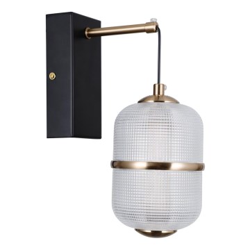 ITALUX - Aplique de parede LED ALANI LED/6W/230V 3000K preto/dourado