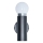 ITALUX - Aplique de parede MACERA 1xE27/40W/230V preto