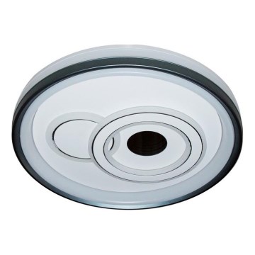 ITALUX - Candeeiro de tecto LED dimerizável PORTA LED/40W/230V 3000-6500K Ø 50 cm preto + comando remoto