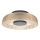 ITALUX - Candeeiro de tecto LED PASSO LED/8W/230V 3000K diâmetro 25 cm bege fumado