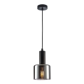 ITALUX - Candelabro suspenso SANTIA 1xE27/40W/230V preto