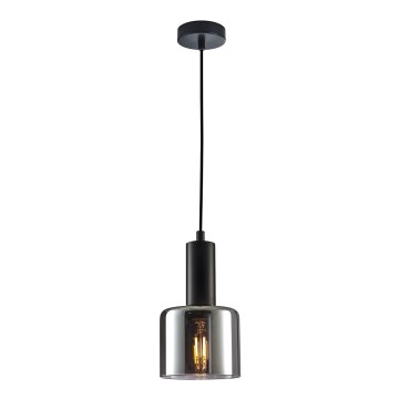 ITALUX - Candelabro suspenso SANTIA 1xE27/40W/230V preto
