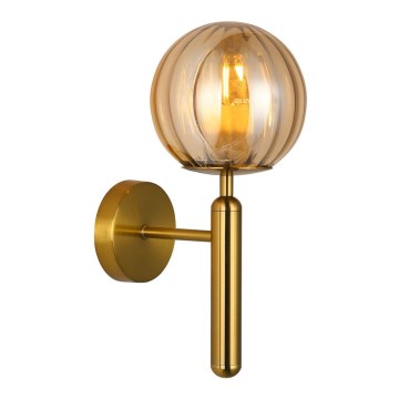 ITALUX - Iluminação de parede RAVENA 1xE27/5W/230V dourada