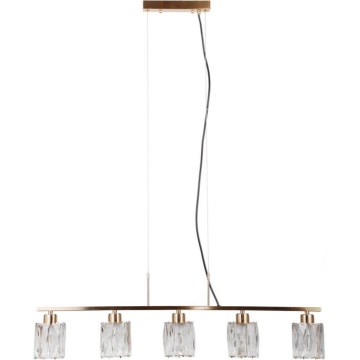 ITALUX - Lustre em cabo SIMONA 5xE14/40W/230V dourado