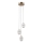 ITALUX - Lustre LED suspenso por cabo ALANI 3xLED/5W/230V 3000K dourado