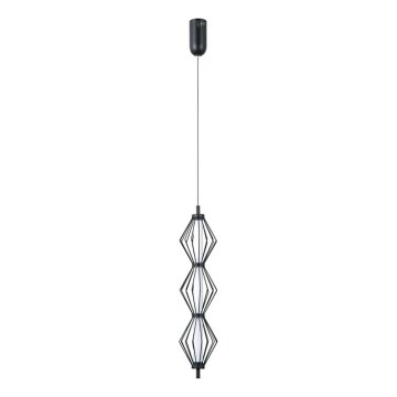 ITALUX - Lustre LED suspenso por cabo SEVILLA LED/15W/230V 3000K preto