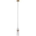 ITALUX - Lustre pendente em cabo TARASO 1xE14/40W/230V dourado