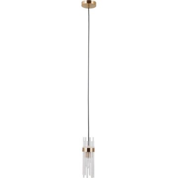 ITALUX - Lustre pendente em cabo TARASO 1xE14/40W/230V dourado