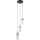 ITALUX - Lustre pendente TARASO 3xE14/40W/230V preto/dourado