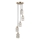 ITALUX - Lustre suspenso ALMA 5xE27/40W/230V dourado