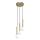 ITALUX - Lustre suspenso com cabo FILANO 3xG9/5W/230V dourado