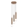ITALUX - Lustre suspenso em cabo FILANO 3xG9/5W/230V castanho