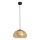 ITALUX - Lustre suspenso por cabo AINALE 1xG9/7W/230V preto/castanho fumado