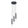 ITALUX - Lustre suspenso por cabo FILANO 3xG9/5W/230V preto