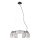 ITALUX - Lustre suspenso por cabo SIMONA 6xE14/40W/230V preto/dourado