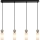 ITALUX - Lustre suspenso SANTOS com cabo 4xG9/40W/230V preto