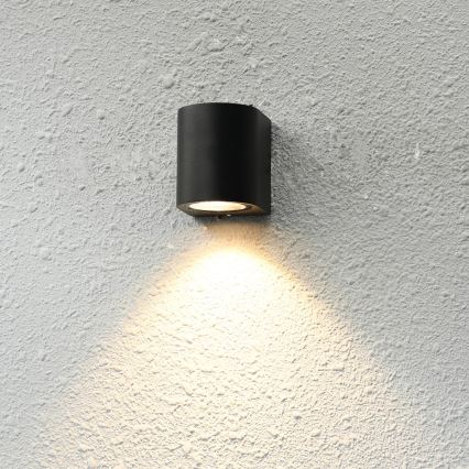 ITALUX - Luminária de parede exterior GENTA 1xGU10/40W/230V IP54 8 cm