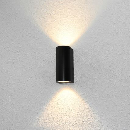 ITALUX - Luminária de parede exterior GENTA 2xGU10/40W/230V IP54 15 cm