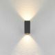 ITALUX - Iluminação de parede exterior GENTA 2xGU10/40W/230V IP54 15 cm