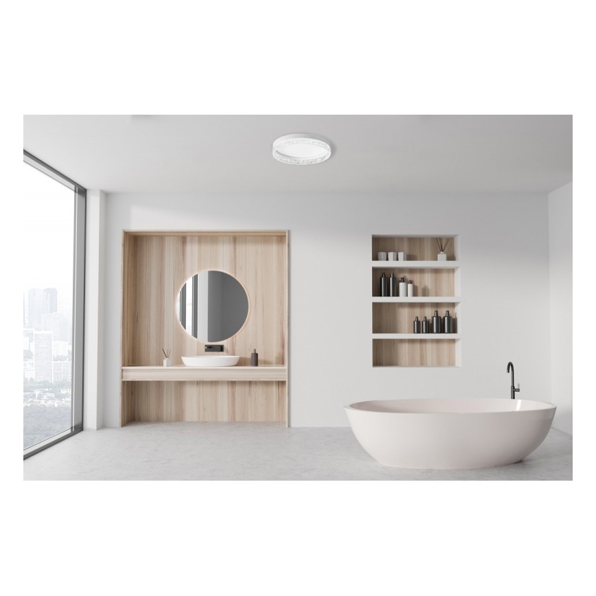 ITALUX - Luminária de teto LED regulável RANTE LED/58W/230V 3000-6500K Ø 50 cm branca + comando remoto