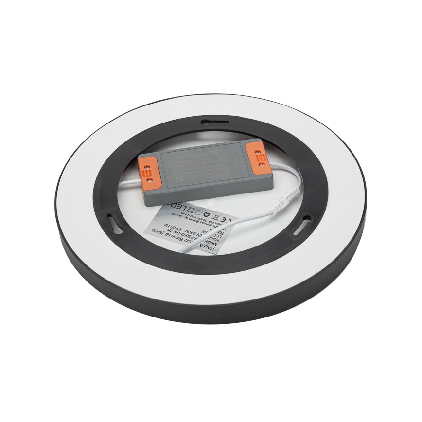 ITALUX - Iluminação de teto LED RIBERIO LED/30W/230V 4000K preto