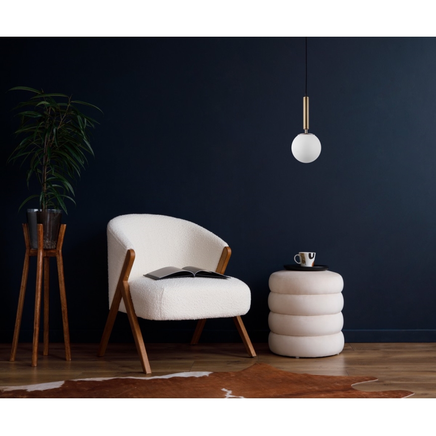 ITALUX - Candelabro suspenso RAVENA 1xE27/10W/230V preto/dourada