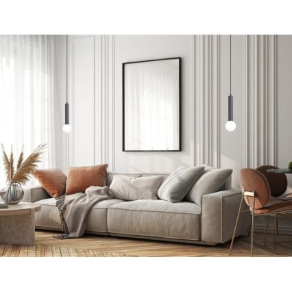 ITALUX - Lustre suspenso com cabo FILANO 1xG9/5W/230V preto