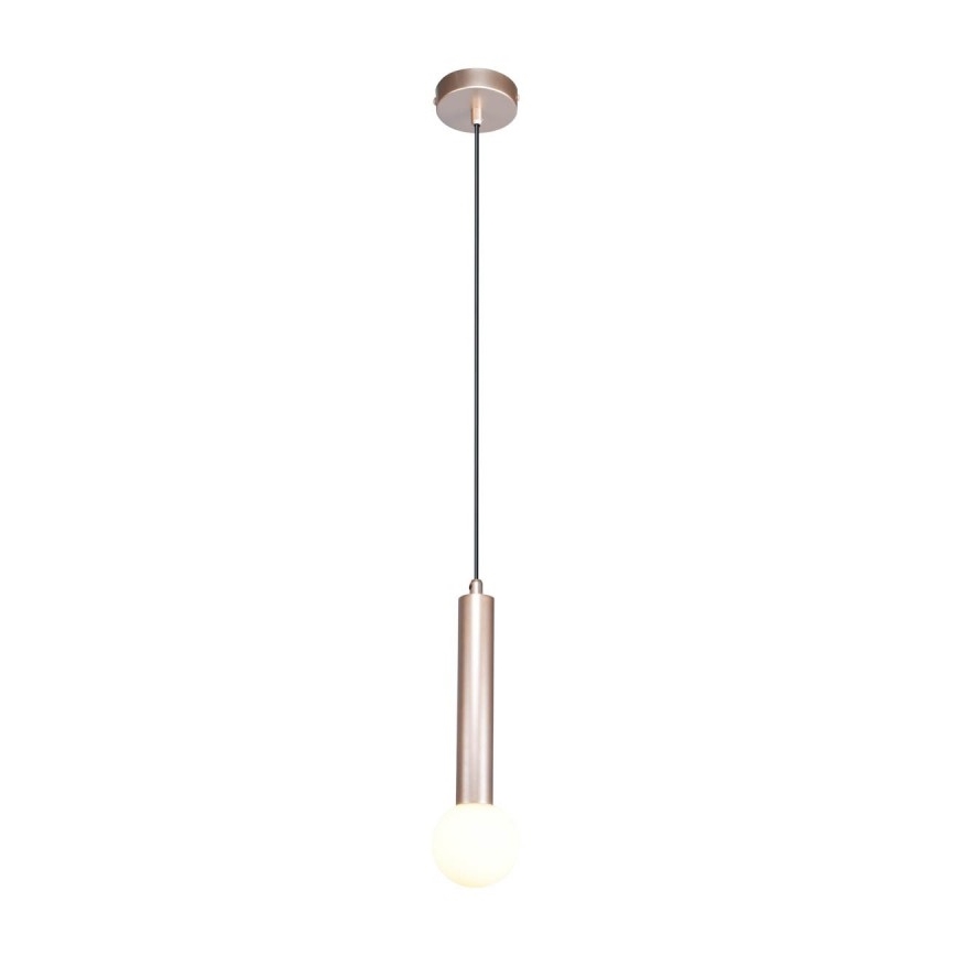 ITALUX - Lustre suspenso por cabo FILANO 1xG9/5W/230V ouro rosé