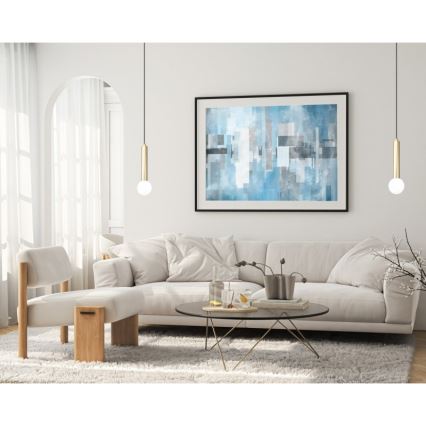 ITALUX - Lustre suspenso por cabo FILANO 1xG9/5W/230V dourado
