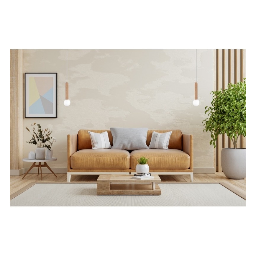 ITALUX - Lustre suspenso em cabo FILANO 1xG9/5W/230V castanho