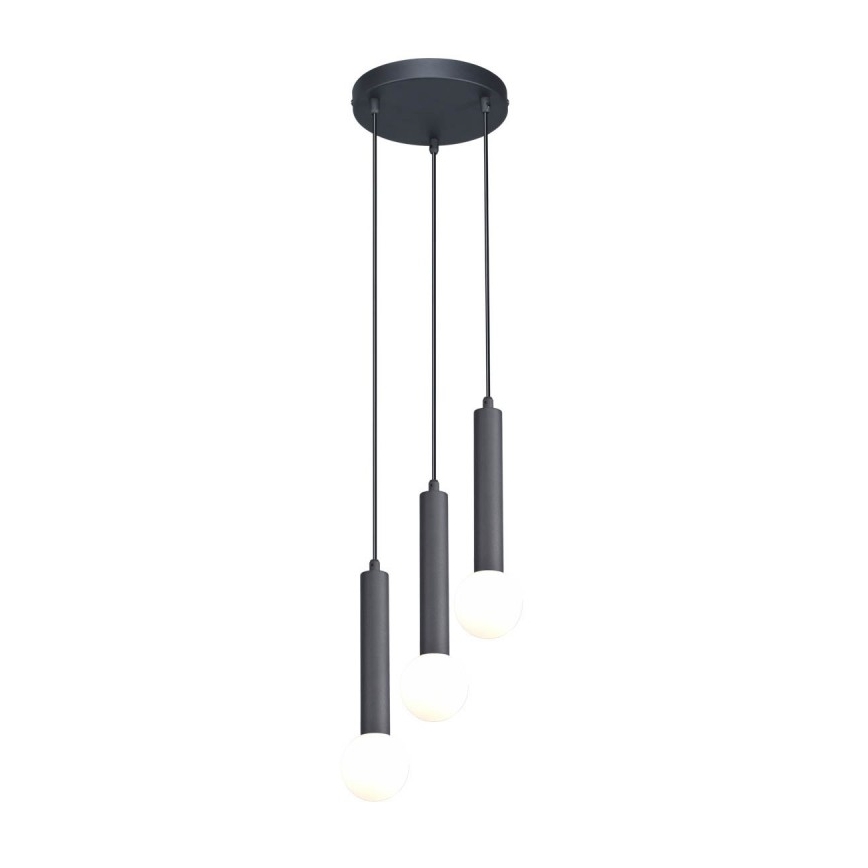 ITALUX - Lustre suspenso por cabo FILANO 3xG9/5W/230V preto