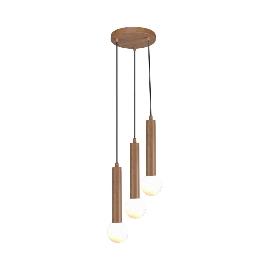 ITALUX - Lustre suspenso em cabo FILANO 3xG9/5W/230V castanho