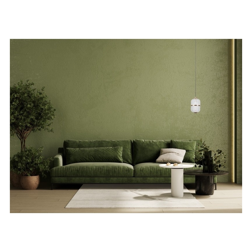 ITALUX - Lustre LED suspenso por cabo ALANI LED/6W/230V 3000K preto/dourado