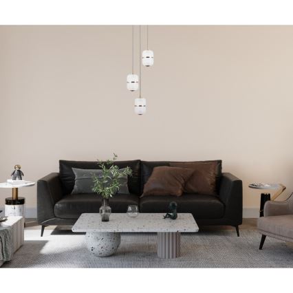 ITALUX - Lustre LED suspenso por cabo ALANI 3xLED/5W/230V 3000K dourado