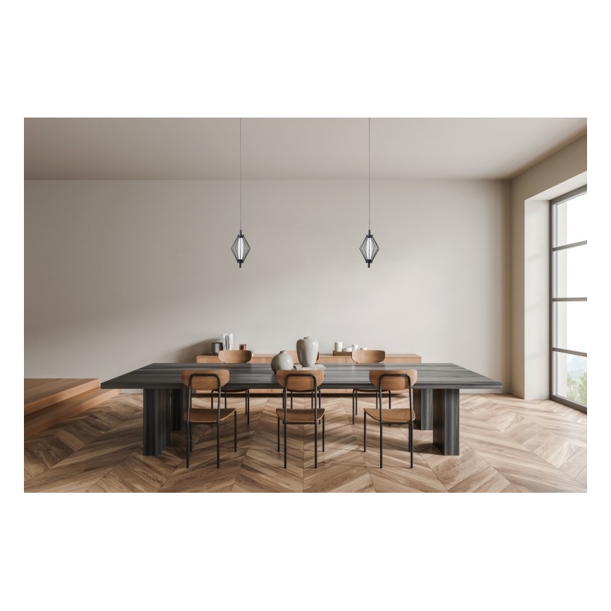 ITALUX - Lustre LED suspenso por cabo SEVILLA LED/5W/230V 3000K preto