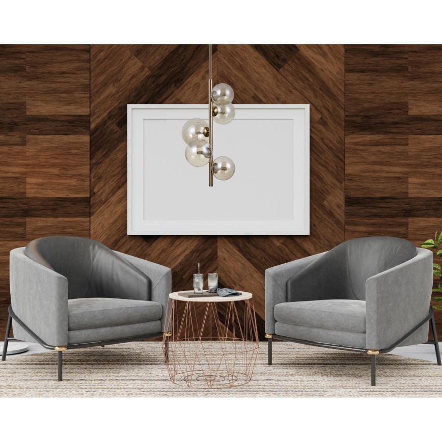 ITALUX - Candeeiro de teto CANELLO 5xG9/5W/230V latão