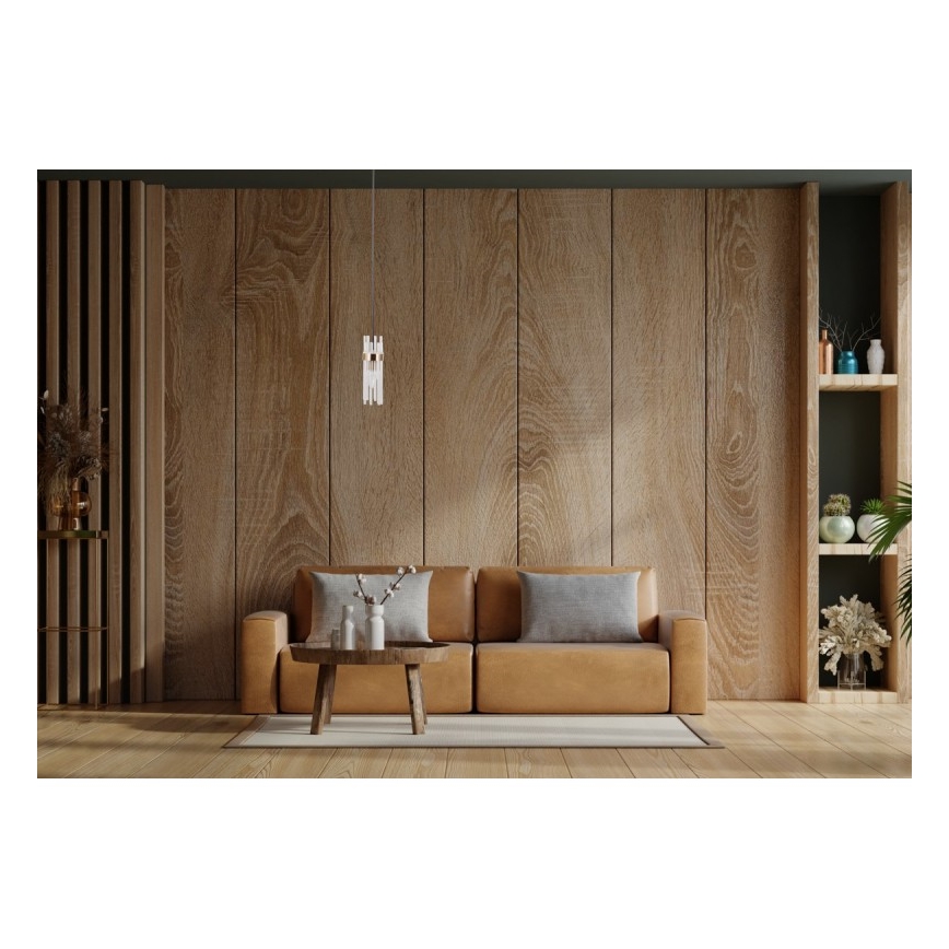 ITALUX - Lustre pendente em cabo TARASO 1xE14/40W/230V dourado