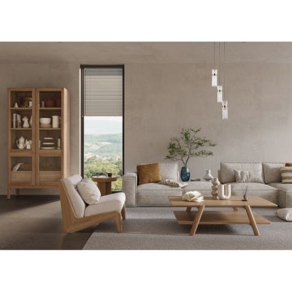 ITALUX - Lustre pendente TARASO 3xE14/40W/230V preto/dourado