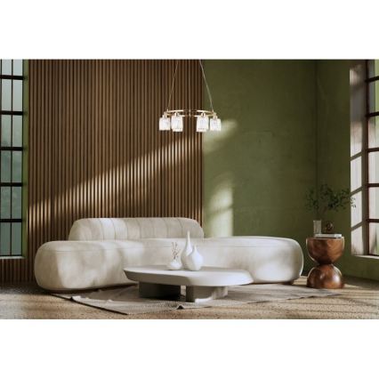ITALUX - Lustre em cabo SIMONA 6xE14/40W/230V dourado