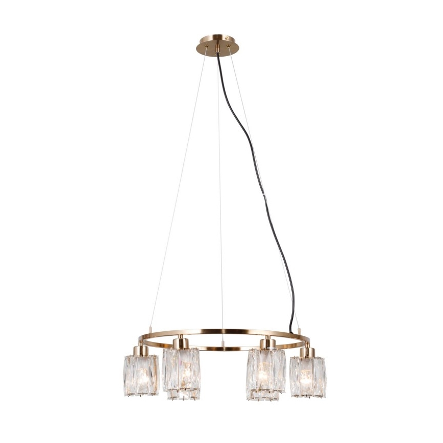 ITALUX - Lustre em cabo SIMONA 6xE14/40W/230V dourado