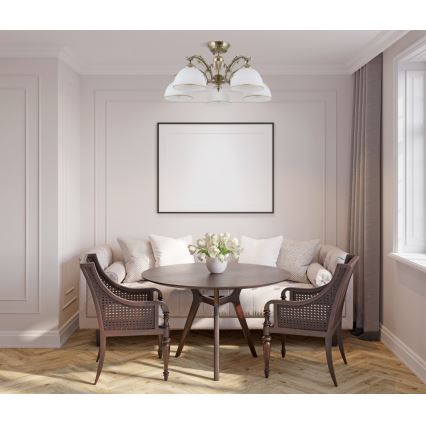 ITALUX - Candelabro integrado FENEZA 5xE27/40W/230V