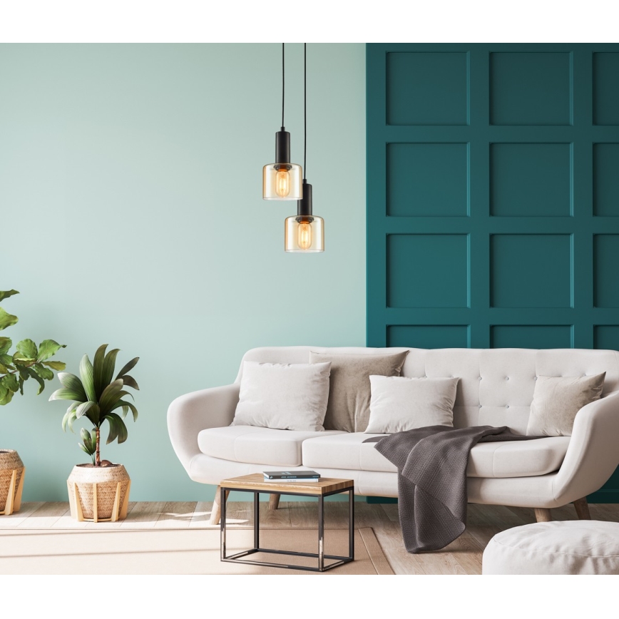 ITALUX - Candelabro suspenso SANTIA 1xE27/40W/230V