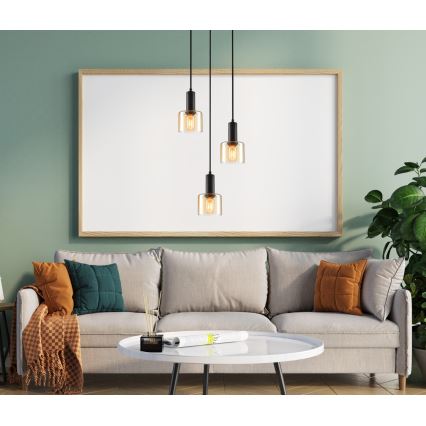 ITALUX - Candelabro suspenso SANTIA 3xE27/40W/230V